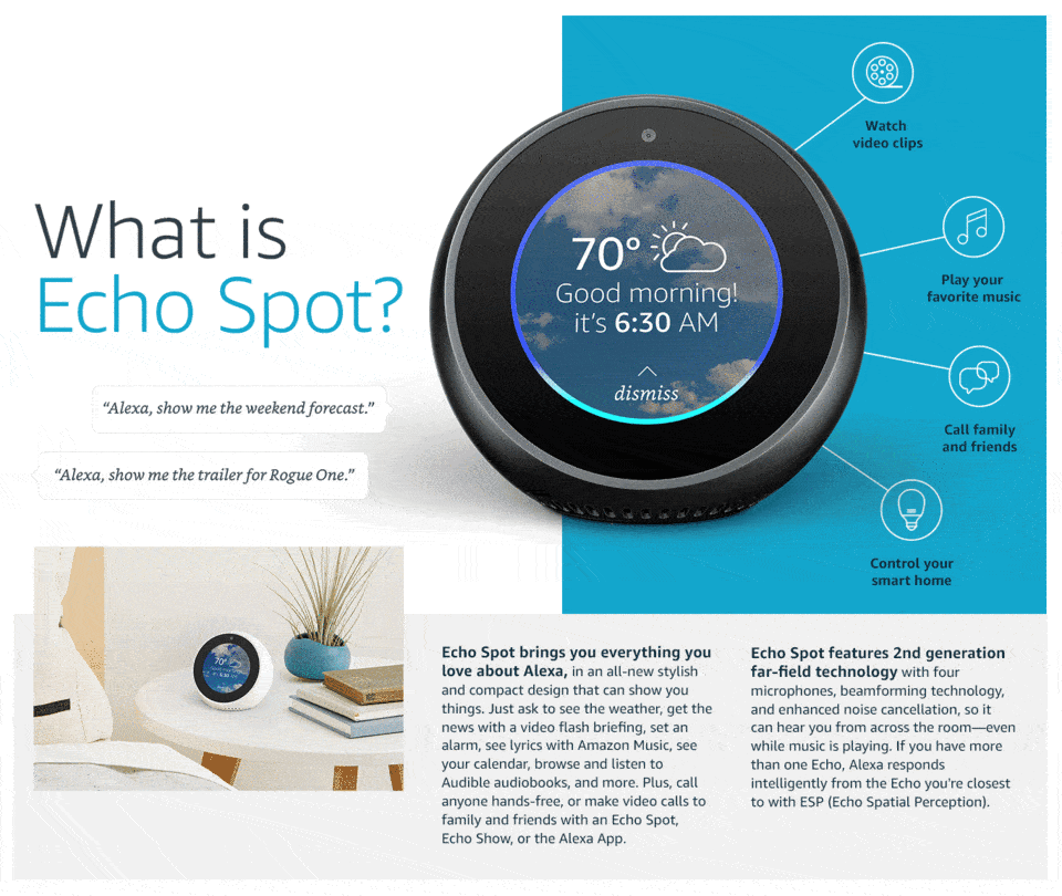 Amazon Echo Spot: the from Show?